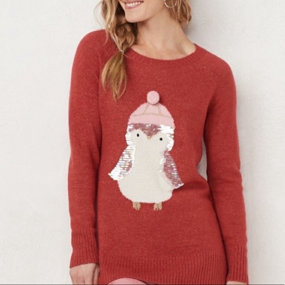 LC Lauren Conrad Sweaters - NWT LAUREN CONRAD Size XL Penguin Sweater